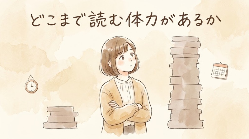 巻数の少ないシリーズと多いシリーズを読む時間で選ぶ