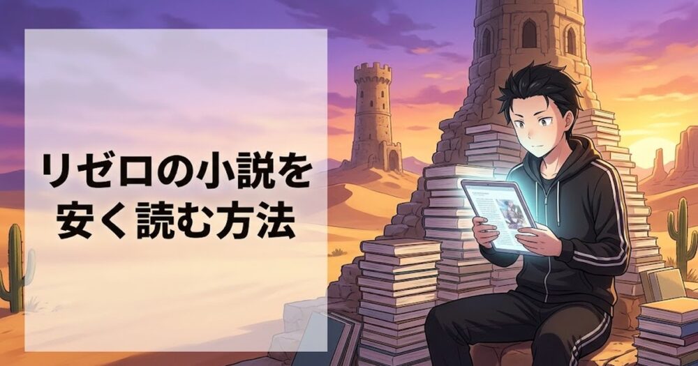 リゼロの小説を安く読む方法