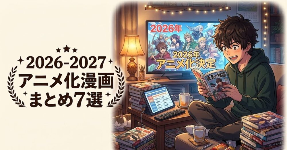 7 Manga Getting Anime Adaptations in 2026–2027