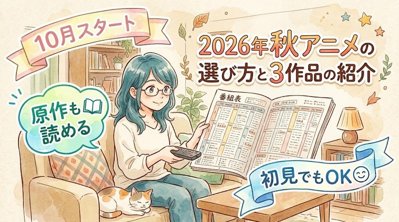 How to Choose Fall 2026 Anime + 3 Must-Watch Picks