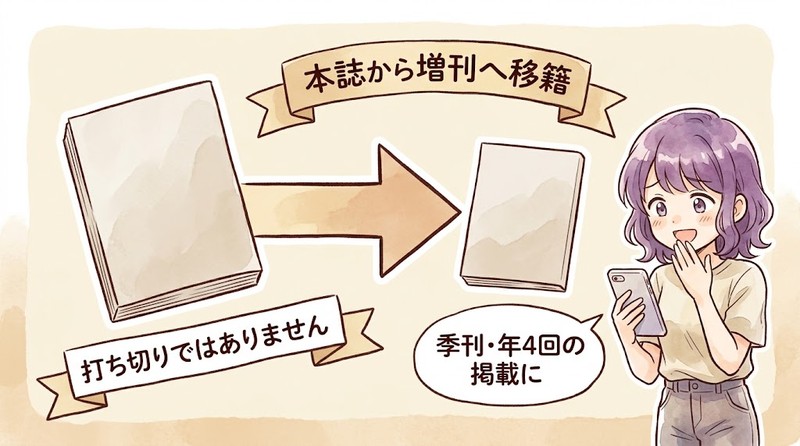戦奏教室は打ち切りではなくジャンプSQ.RISEへ移籍した