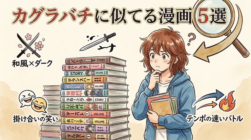 カグラバチに似てる漫画5選の紹介