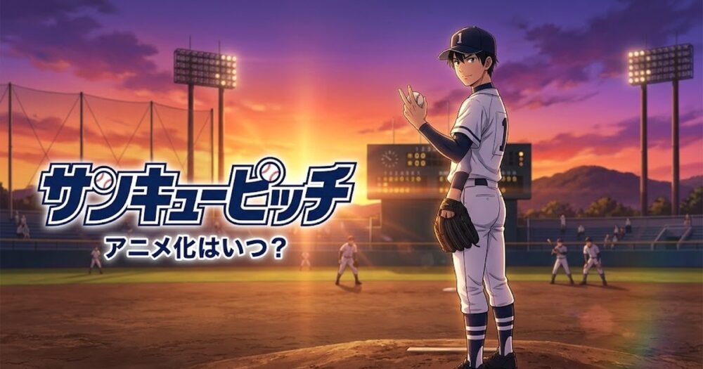 夕暮れのマウンドで3本の指を立てる高校野球の投手